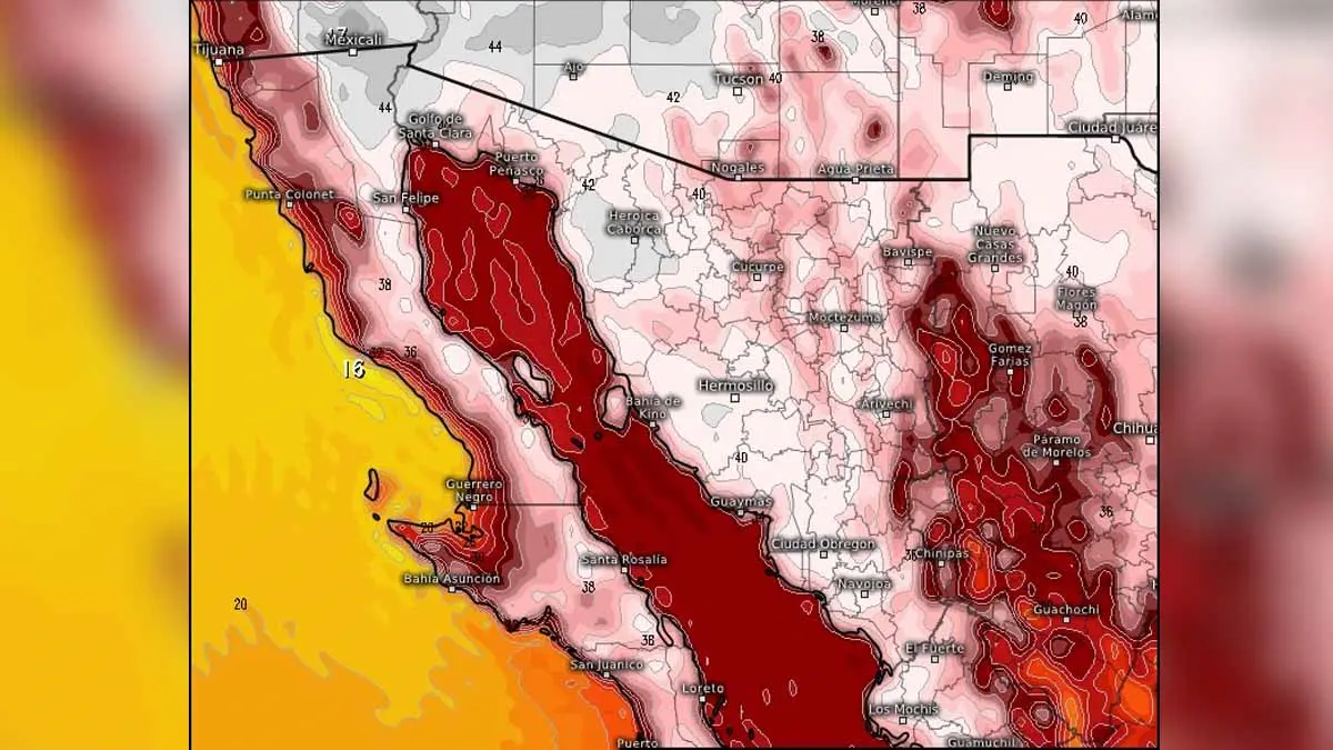 Clima en Sonora. Calor no cede; se esperan hasta 46°C