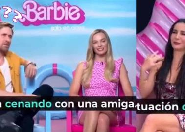 VIDEO | Martha Higareda es tendencia en redes tras entrevista a Ryan Gosling y Margot Robbie