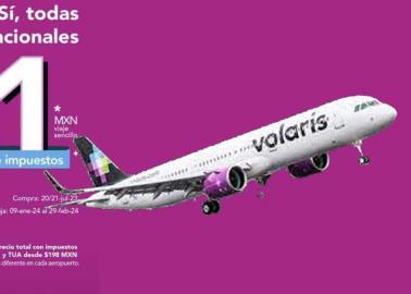 Promoción Volaris: Todos los vuelos nacionales a 1 peso Promoción Volaris: Todos los vuelos nacionales a 1 peso