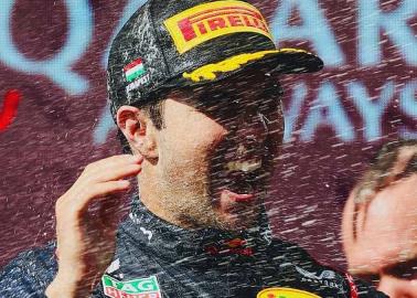 Fórmula 1. "Checo" Pérez sube al podio en Hungría, tras arrancar noveno