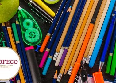 Profeco: Recomendaciones para comprar útiles escolares