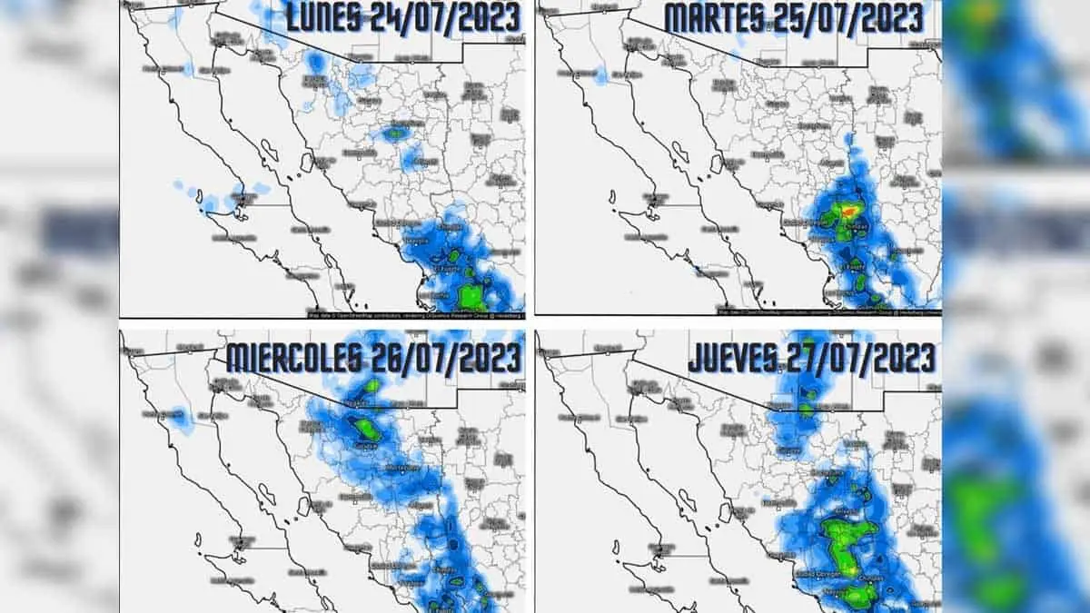 Clima en Sonora: alertan por tormentas intensas en estos municipios