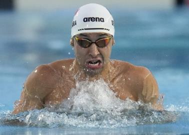 Miguel de Lara rompe récord de 50 metros pecho en Mundial de Japón