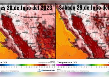 Clima en Sonora. Fuertes lluvias, pero también calor extremo se pronostican para hoy