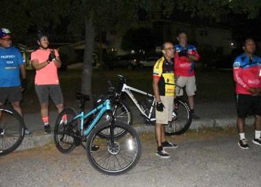 Pedaleada nocturna de Obr en Bici recorre las principales calles de Ciudad Obregón