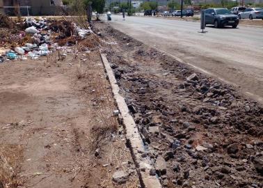 Barda caída en el Seminario Menor en Hermosillo, es parte de los saldos de la lluvia y vientos