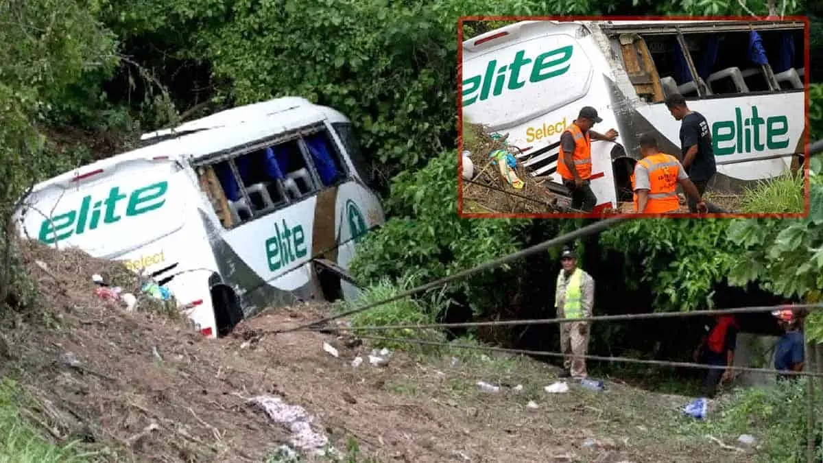Esta es la lista de heridos en el accidente del autobús Elite en Nayarit