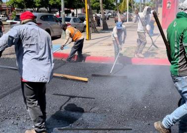 Calle Sinaloa: así inició su rehabilitación en Ciudad Obregón