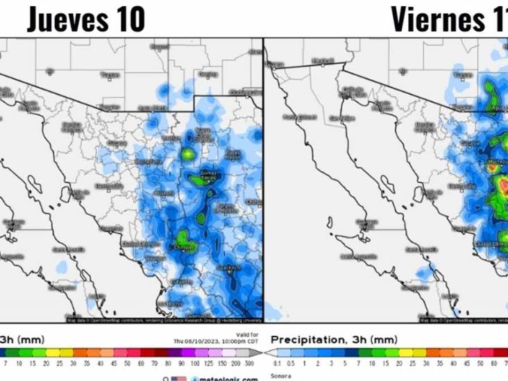 Clima en Sonora. Viernes con mayor probabilidad de lluvias, pero también de mucho calor Clima en Sonora. Viernes con mayor probabilidad de lluvias, pero también de mucho calor
