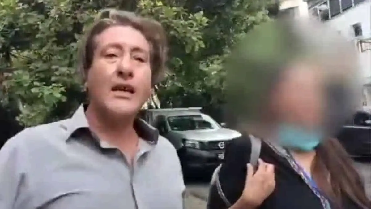 VIDEO | Hombre amenaza con matar a AMLO