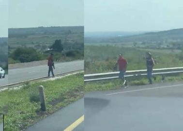 VIDEO | Reportan sujetos armados en la carretera Querétaro-San Luis Potosí VIDEO | Reportan sujetos armados en la carretera Querétaro-San Luis Potosí