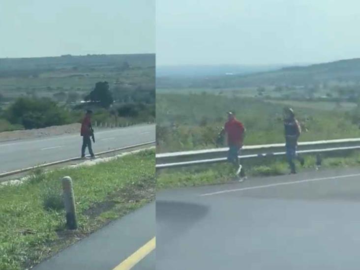 VIDEO | Reportan sujetos armados en la carretera Querétaro-San Luis Potosí VIDEO | Reportan sujetos armados en la carretera Querétaro-San Luis Potosí