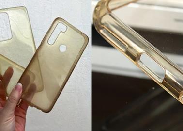 ¿Cómo limpiar la funda transparente de tu celular? 