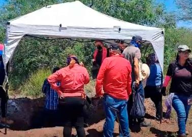 En Cajeme las rastreadoras hallan cadáver en Urbi Villas del Rey