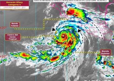 Huracán "Hilary" ya alcanzó la peligrosa categoría 4; se mantiene vigilancia en estas zonas de Sonora Huracán "Hilary" ya alcanzó la peligrosa categoría 4; se mantiene vigilancia en estas zonas de Sonora