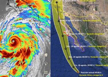 Clima en Sonora: Huracán "Hilary" dejará lluvias en varias zonas del estado y el calor cederá un poco Clima en Sonora: Huracán "Hilary" dejará lluvias en varias zonas del estado y el calor cederá un poco