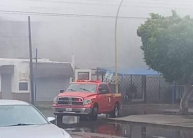 Se incendia negocio cerca de la Iglesia de Guadalupe en Ciudad Obregón 