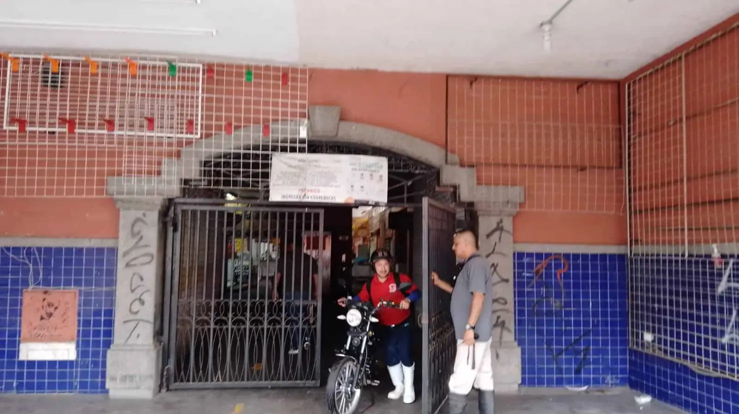 Mercajeme cierra sus puertas ante fuerte lluvia