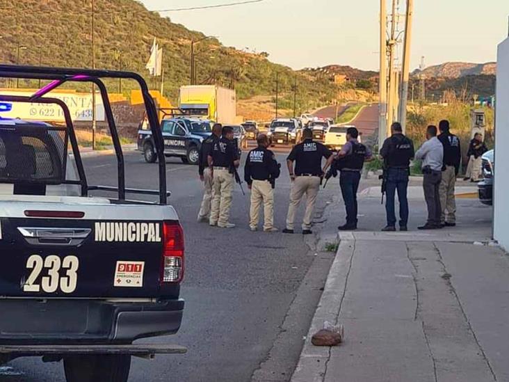 Balacera y persecución en Guaymas Balacera y persecución en Guaymas