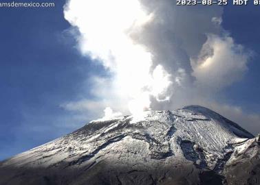 El Popocatépetl entra en actividad; Cenapred lo está monitoreando