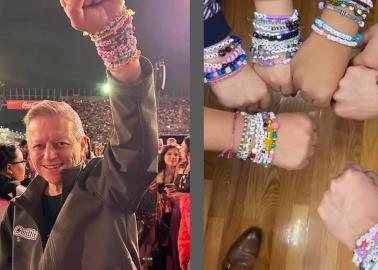 VIDEO | El ministro más "swiftie": Arturo Zaldívar disfruta del concierto de Taylor Swift e intercambia "friendship bracelets"