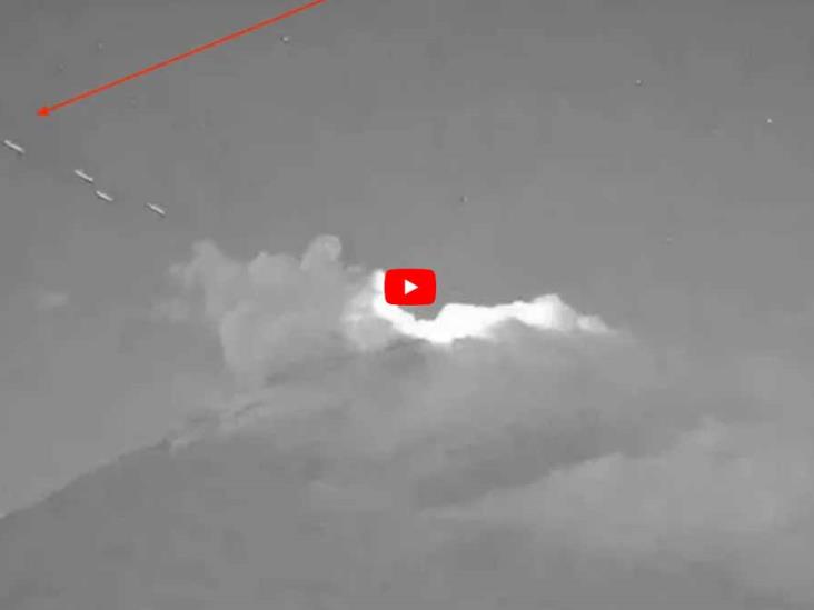 ¿Ovnis en el Popocatépetl? Captan extrañas luces saliendo del volcán ¿Ovnis en el Popocatépetl? Captan extrañas luces saliendo del volcán