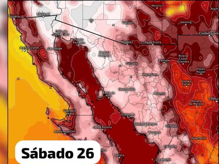 Clima en Sonora: se prevé un aumento en las temperaturas, por encima de los 45°C Clima en Sonora: se prevé un aumento en las temperaturas, por encima de los 45°C
