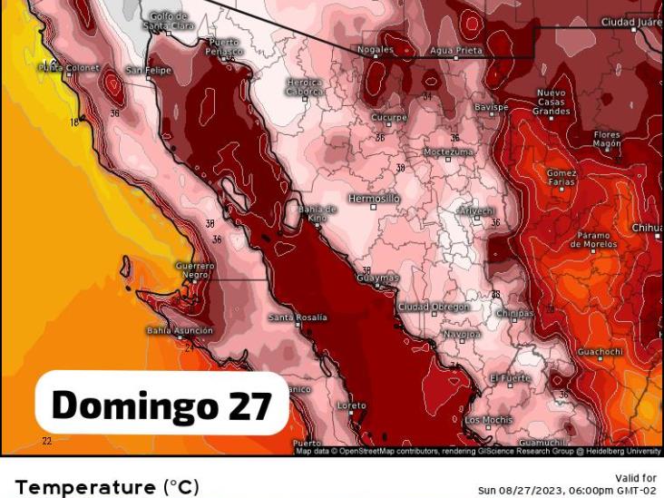 Clima Sonora: calor y lluvia persistirán este domingo en algunos municipios de la entidad Clima Sonora: calor y lluvia persistirán este domingo en algunos municipios de la entidad