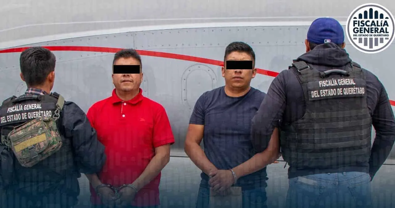 Detienen a padre e hijo acusados de feminicidio y homicidio
