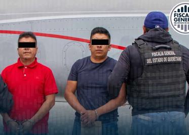 Detienen a padre e hijo acusados de feminicidio y homicidio Detienen a padre e hijo acusados de feminicidio y homicidio