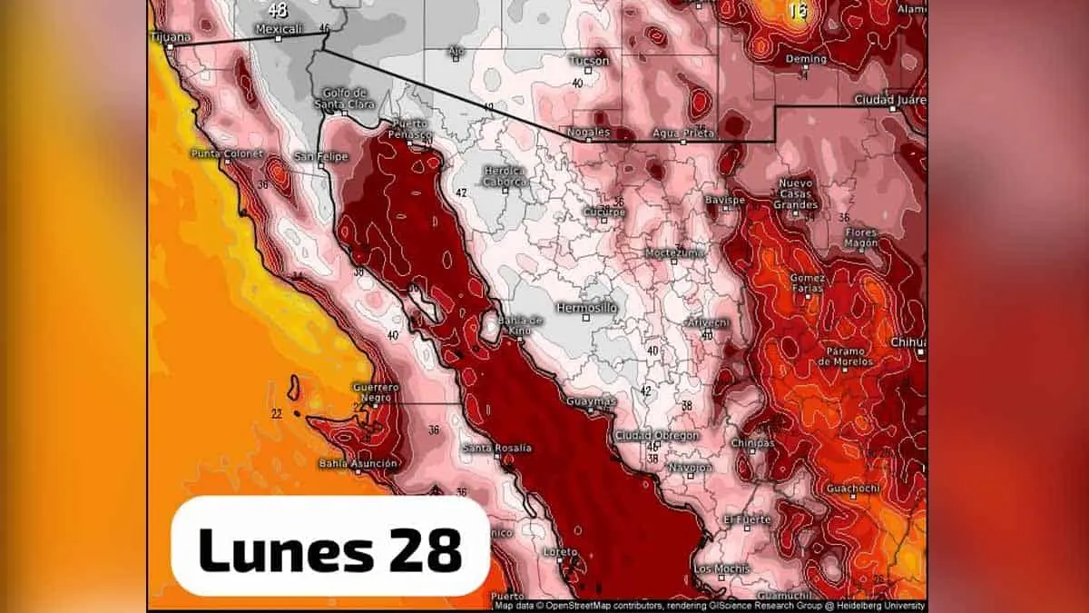 Clima en Sonora: ¡Tome precauciones!, arranca semana con temperaturas muy altas