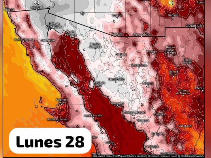 Clima en Sonora: ¡Tome precauciones!, arranca semana con temperaturas muy altas Clima en Sonora: ¡Tome precauciones!, arranca semana con temperaturas muy altas