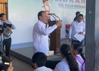 VIDEO | Alfonso Durazo encabeza el inicio del ciclo escolar en Telesecundaria en Hermosillo