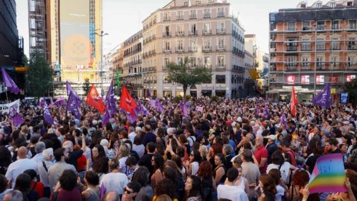 En Madrid marchan en apoyo a Jennifer hermoso