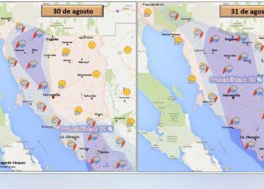 Clima en Sonora: presencia de lluvias ayudará a bajar las temperaturas Clima en Sonora: presencia de lluvias ayudará a bajar las temperaturas