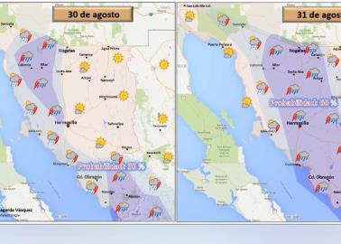 Clima en Sonora: presencia de lluvias ayudará a bajar las temperaturas