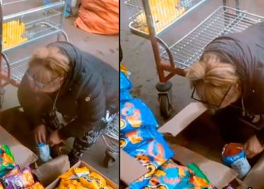 ¿Sabritas clonadas? Captan a mujer rellenando bolsas originales con otro producto | VIDEO ¿Sabritas clonadas? Captan a mujer rellenando bolsas originales con otro producto | VIDEO