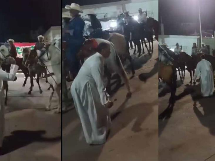 VIDEO | A ritmo del pascola sacerdote baila "El Mazo" mientras bendice a participantes de cabalgata en Bácum VIDEO | A ritmo del pascola sacerdote baila "El Mazo" mientras bendice a participantes de cabalgata en Bácum