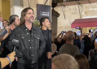 Juanes sorprende con concierto banquetero. ¡Así se presentó!