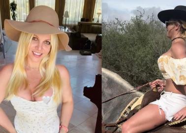 Britney Spears captada haciendo topless en desierto de Sonora