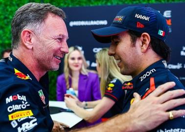 Christian Horner alaba el desempeño del "Checo" en Italia