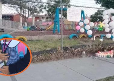 Dicen que se ahorcó con el cordón de su gafete: Madre de Zoé que falleció en un kínder; maestra y directora fueron suspendidas