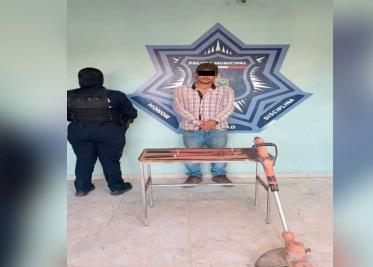 Detienen a presunto ladrón de bodega en Ciudad Obregón Detienen a presunto ladrón de bodega en Ciudad Obregón