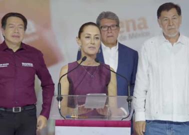 Claudia Sheinbaum llama a continuar con la Cuarta Transformación