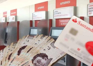 Esto es la máximo que puedes retirar del cajero automático Santander