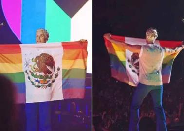 VIDEO | Christian Chávez altera la Bandera Nacional e internautas exigen castigo