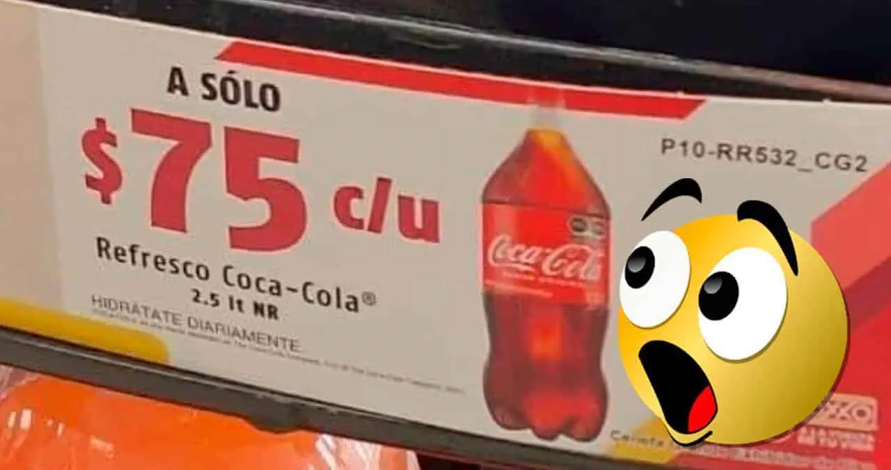 ¿Coca-Cola en 75 pesos? Esto dice Oxxo