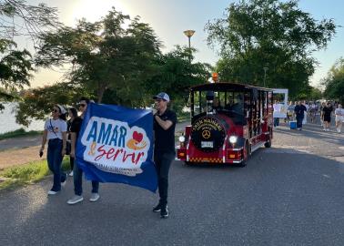 Marchan en contra del cáncer infantil en Cajeme