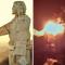VIDEO | Rayo golpea y destruye estatua de Cristo Pescador en Chiapas