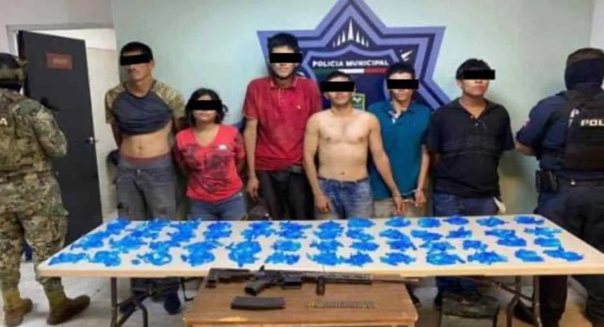 Autoridades detienen a seis personas en la colonia Beltrones